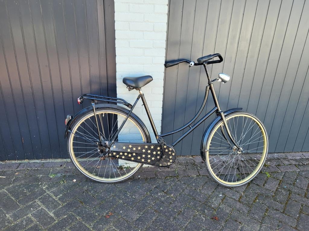 Opgeknapte omafiets, Ophalen