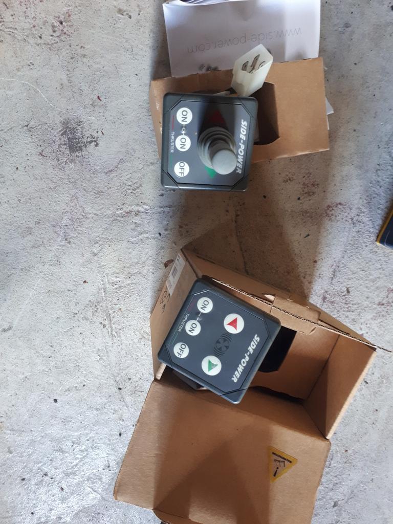 Sidepower boegschroef paneel, Ophalen, Motor en Techniek