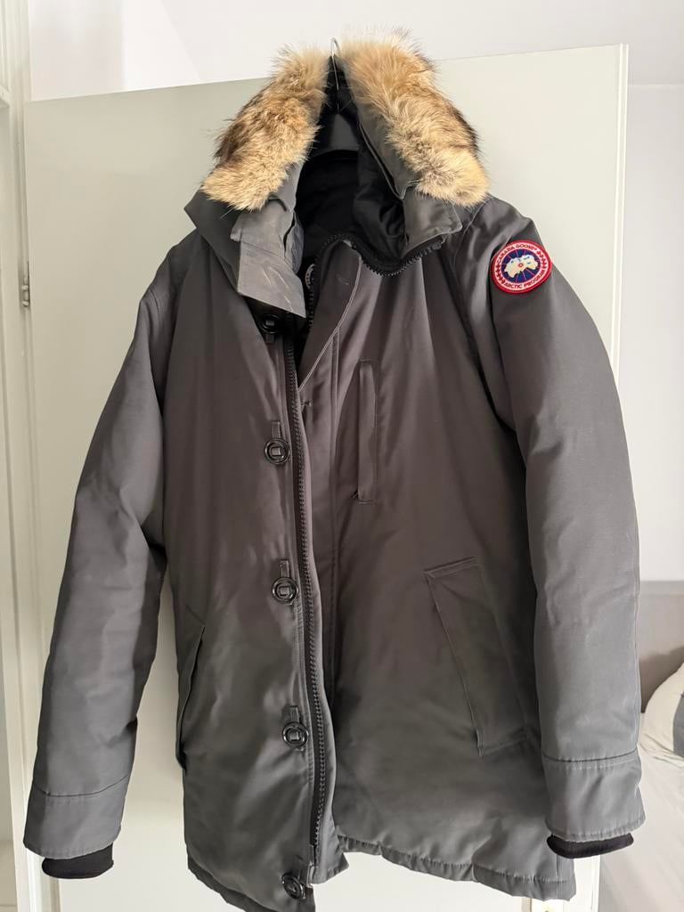 Canada goose parka, Ophalen of Verzenden, Gedragen, Maat 48/50 (M), Grijs