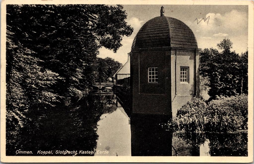 Ommen - Koepel Slotgracht Kasteel Eerde (1933), Verzenden, 1920 tot 1940, Gelopen, Overijssel
