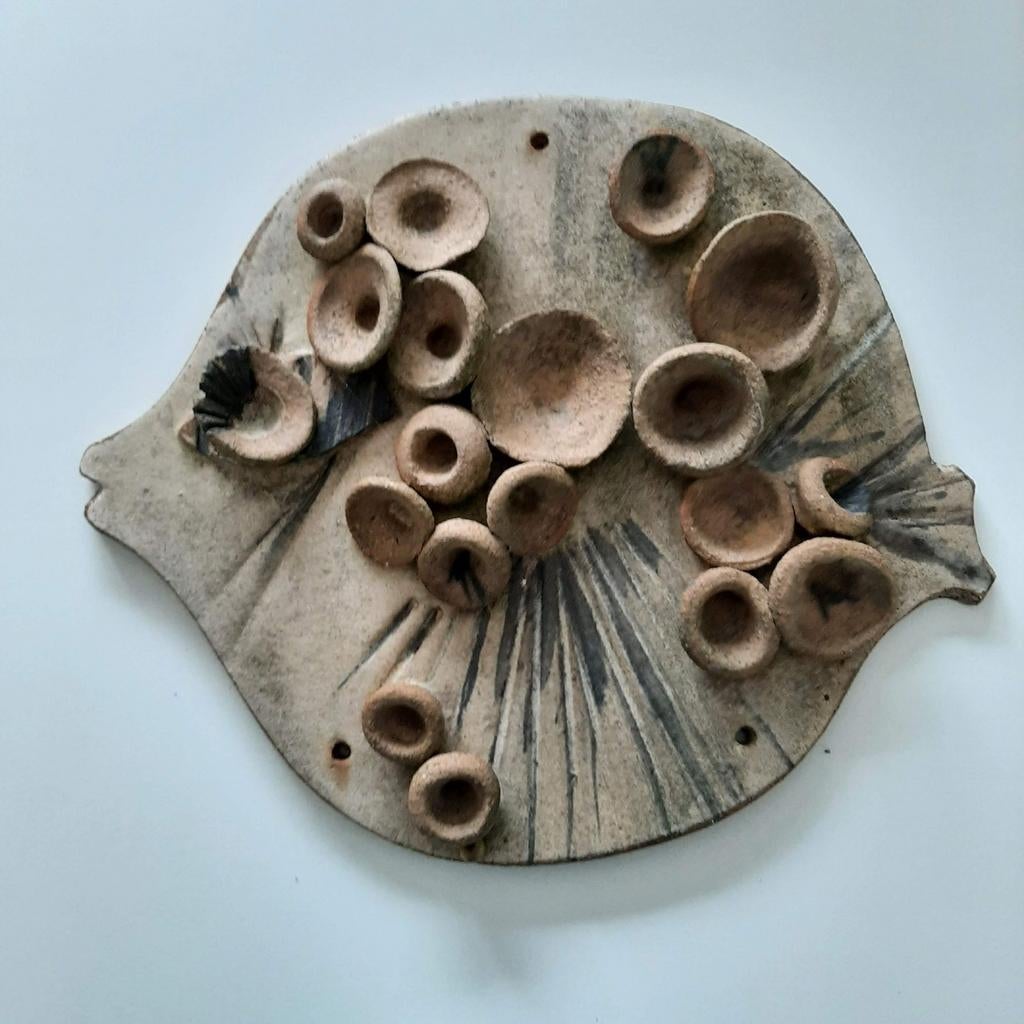 Keramiek kunstwerk voor op de wand, Antiek en Kunst, Ophalen