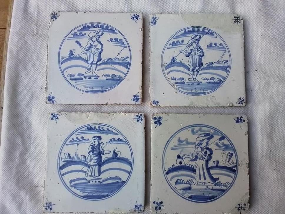 Antieke tegeltjes, Antiek en Kunst, Ophalen