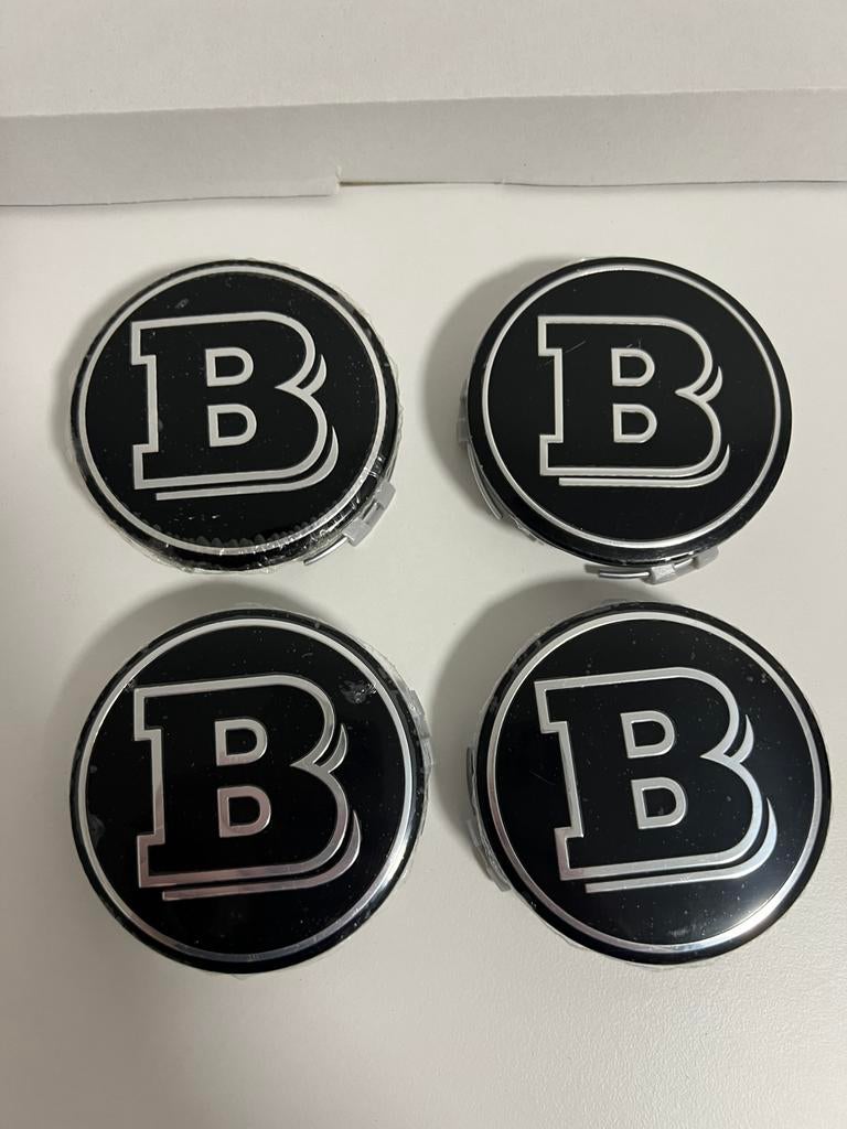 Brabus Naafdoppen 75mm Set van 4 Velgdoppen cap Mercedes, Auto diversen, Wieldoppen, Nieuw, Ophalen of Verzenden