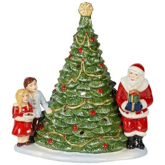 Villeroy & Boch Christmas Toys windlicht Santa bij boom 23cm, Diversen, Kerst, Ophalen of Verzenden, Nieuw