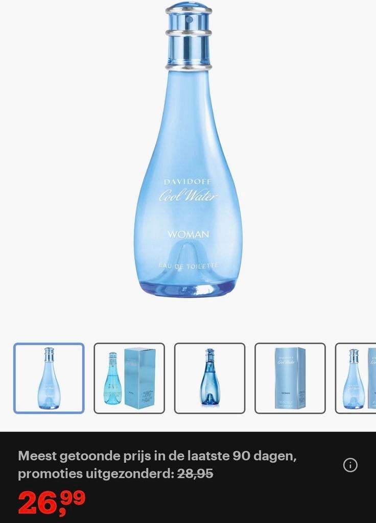 Davidoff Cool Water Dames Eau de Toilette 80 ml, Sieraden, Tassen en Uiterlijk, Uiterlijk | Parfum, Ophalen of Verzenden