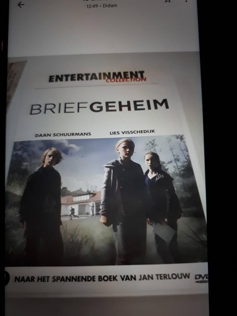 Briet geheim 2 euro Didam, Cd's en Dvd's, Alle leeftijden, Ophalen of Verzenden, Zo goed als nieuw, Actiethriller