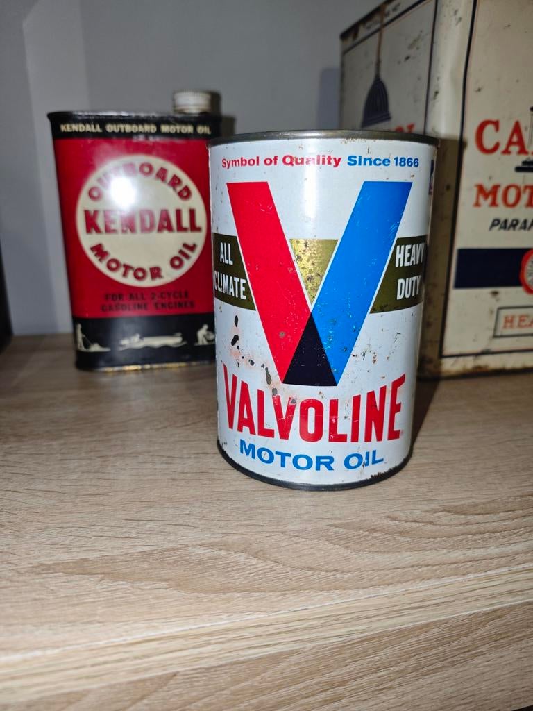 Bidon d'huile ancien olieblikk, Verzamelen, Ophalen of Verzenden