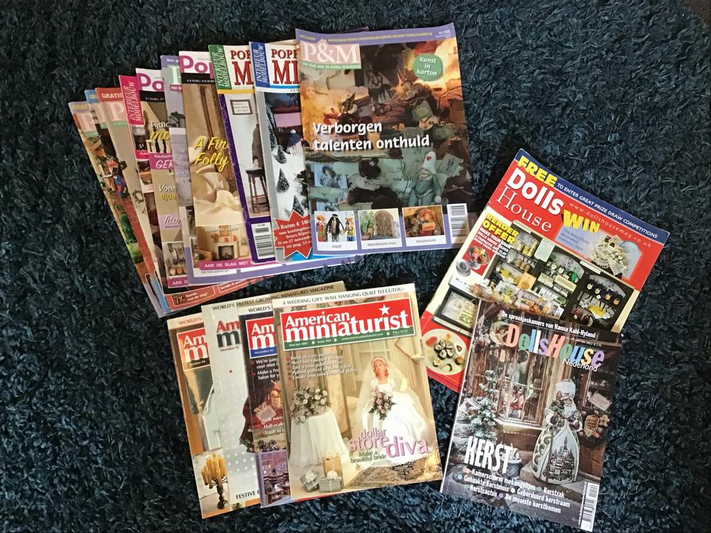 Diverse poppenhuis tijdschriften, Ophalen of Verzenden, Overige typen