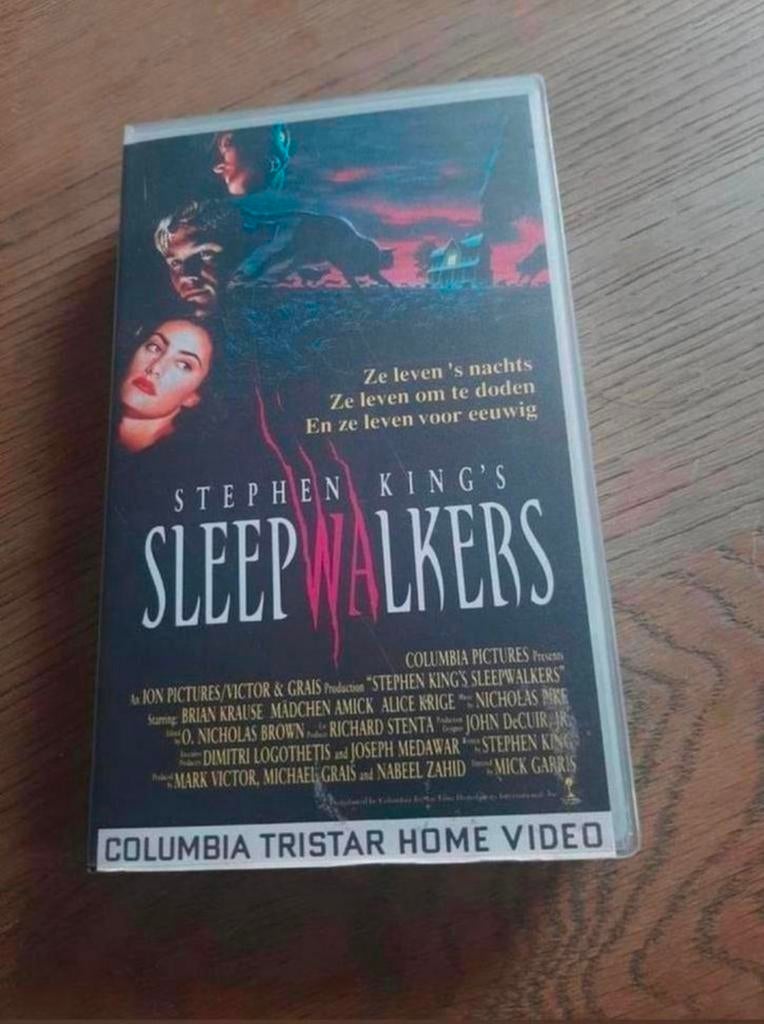 Stephen King's Sleepwalkers videoband., Cd's en Dvd's, VHS | Film, Vanaf 16 jaar, Ophalen of Verzenden, Gebruikt, Horror