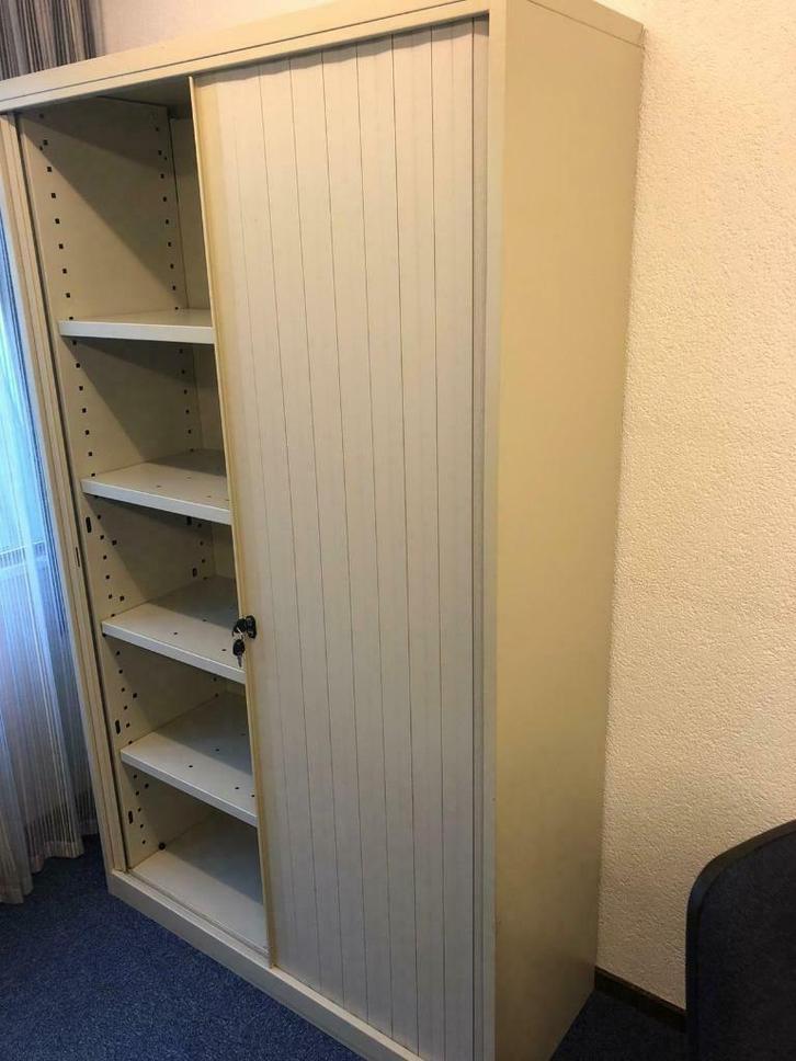 Drentea archiefkasten/roldeurkasten/opbergkasten/stalen kast, Niet ingevuld, Gebruikt, 100 tot 150 cm, Niet ingevuld