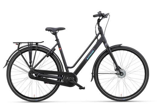 Batavus Fonk 3 zwart dames 61cm 28inch, 56 cm of meer, Nieuw, Batavus, Versnellingen