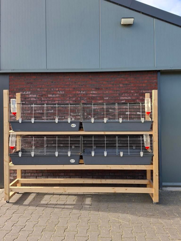 Konijnenhokken/flat, Dieren en Toebehoren, Knaagdieren en Konijnen | Hokken en Kooien, Ophalen of Verzenden, Minder dan 75 cm