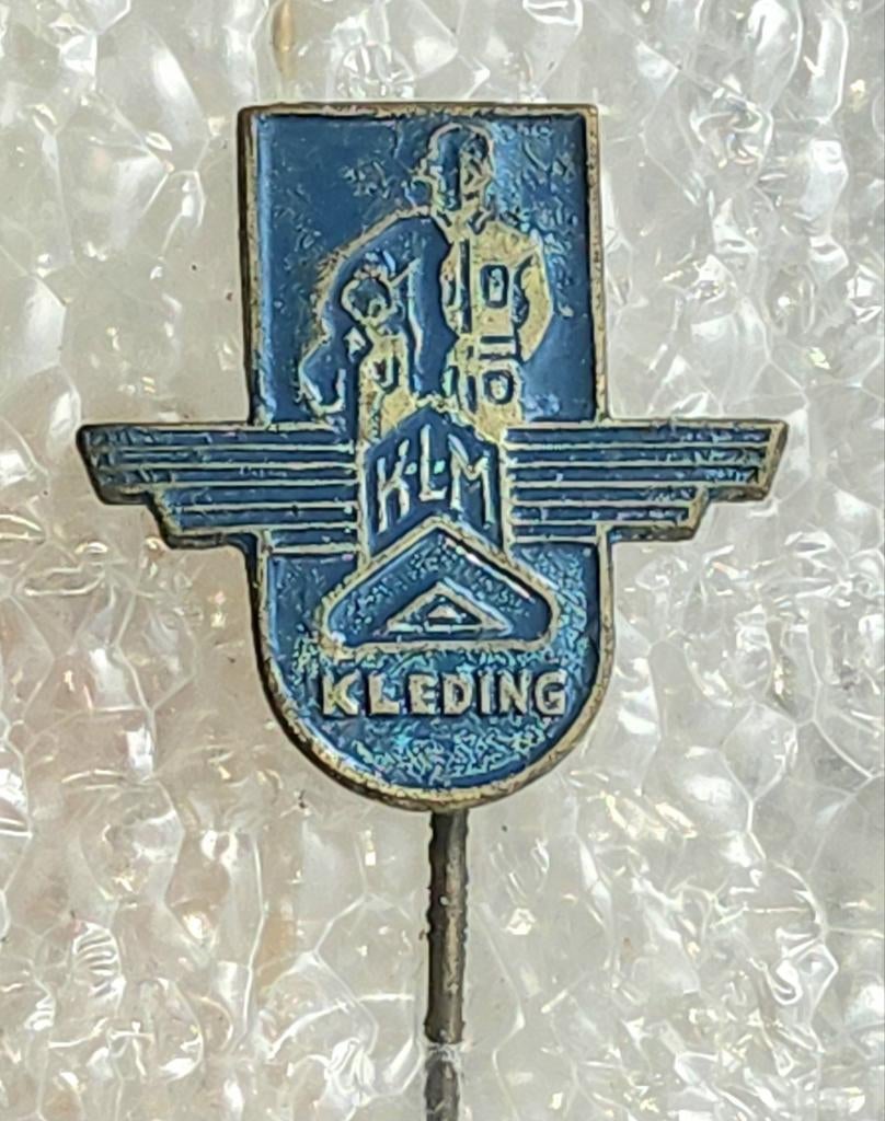 Vintage KLM Kleding Speldje (2), Ophalen of Verzenden, Gebruikt, Overige onderwerpen, Speldje of Pin
