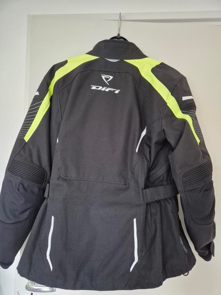 Difi dames motorjas textiel zwart/geel, maat 46, Motoren, Kleding | Motorkleding, Jas | textiel, Dames, Difi, Ophalen of Verzenden