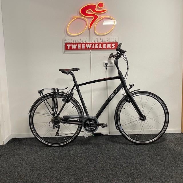 Gazelle Chamonix Herenfiets, Gebruikt, Versnellingen, Ophalen of Verzenden, 61 tot 65 cm