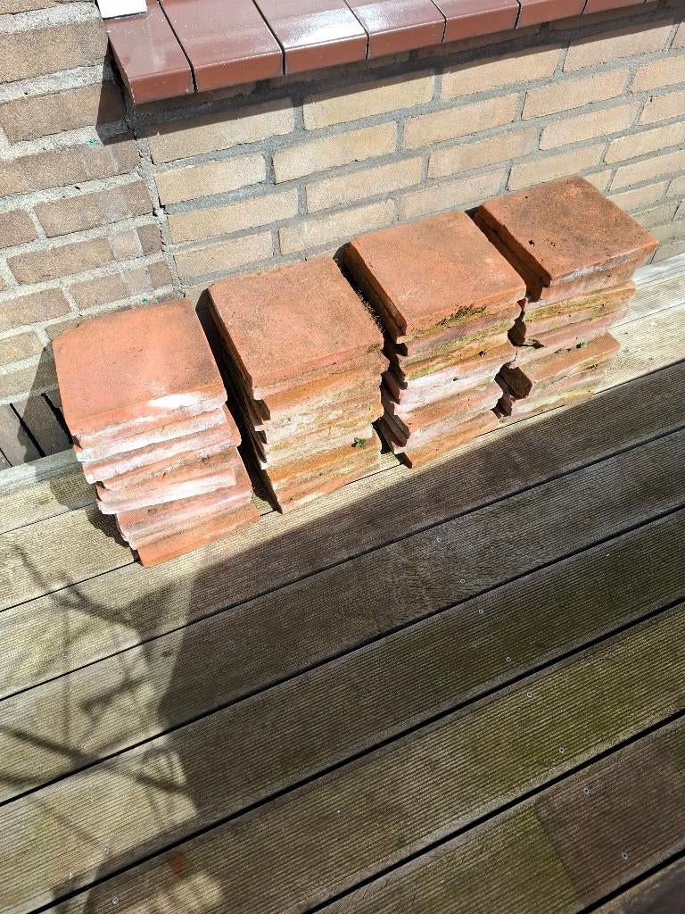 Rode tegels, Ophalen, Gebruikt, Overige typen, 5 tot 10 m²