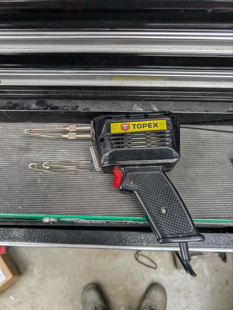 Soldeerpistool Topex 150W, Ophalen of Verzenden, Gebruikt