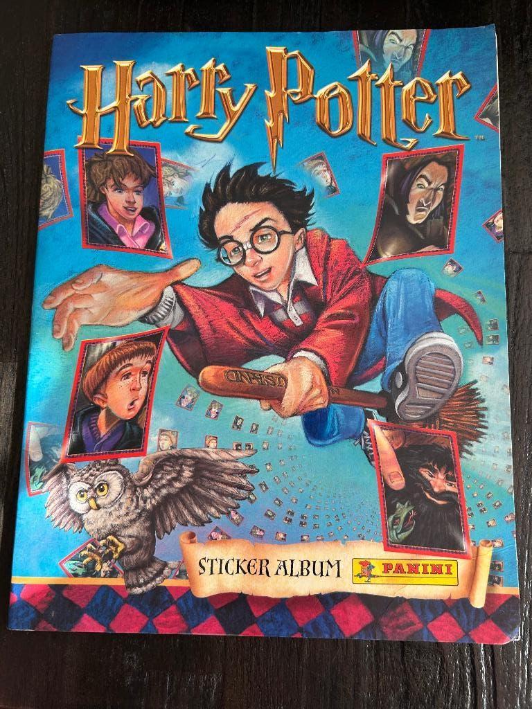 Harry potter panini stickeralbum met stickers, Verzamelen, Harry Potter, Ophalen of Verzenden, Gebruikt, Boek of Poster