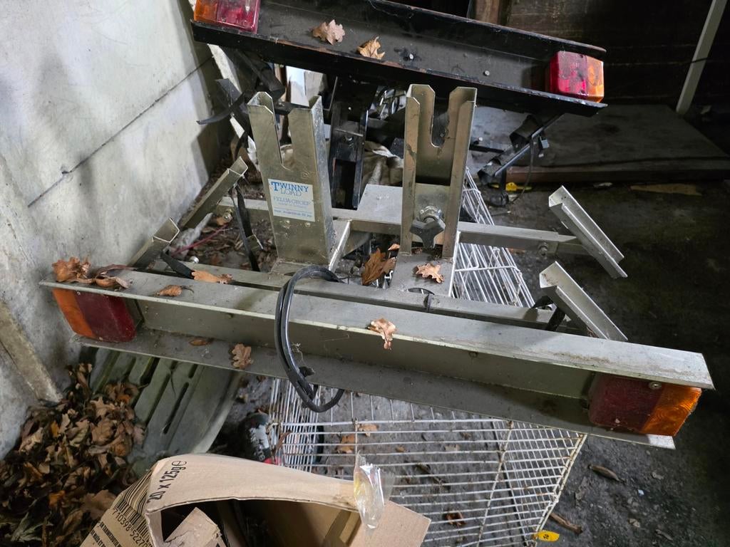 fietsen drager auto zilver kleur 2 fietsen, Ophalen of Verzenden, Achterklepdrager