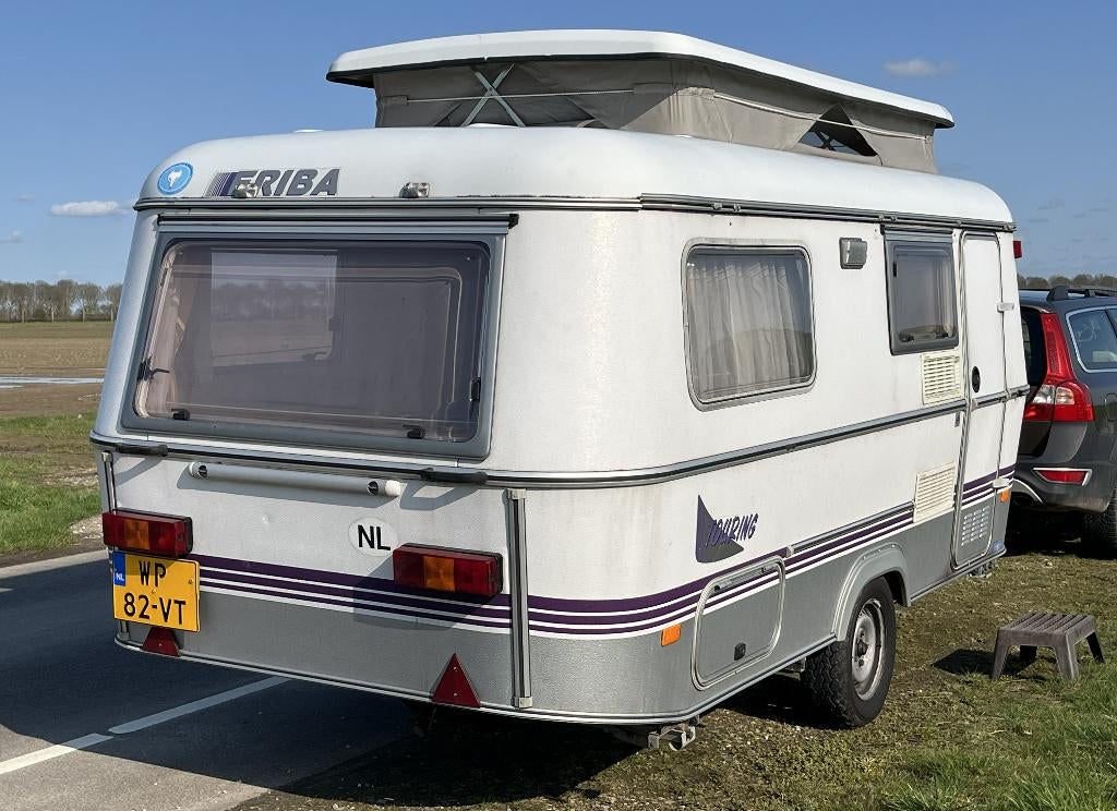 Eriba Touring Troll 540 uit 1996. Leeggewicht 760 kg, Caravans en Kamperen, 75 kg, Treinzit, Particulier, 4 tot 5 meter