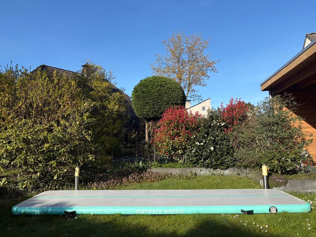 Airtrack 4 meter, Ophalen, Gebruikt, Blauw, Overige typen