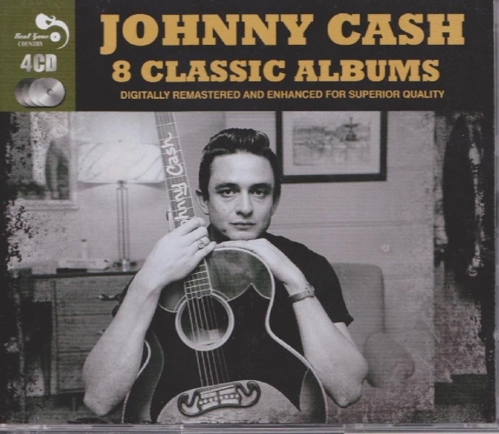 Johnny Cash 8 Classic Albums on 4CD BOX Nieuw., Ophalen of Verzenden, Nieuw in verpakking, Boxset