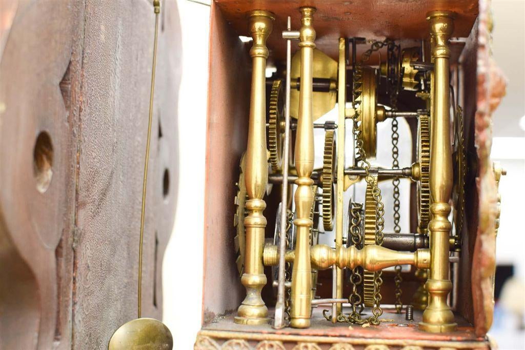 Friese stoelklok 49158, Ophalen of Verzenden, Gebruikt, Wandklok