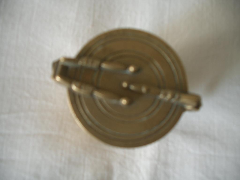 sluitgewicht antiek brons instrument gewicht verzamel sfeer, Ophalen of Verzenden