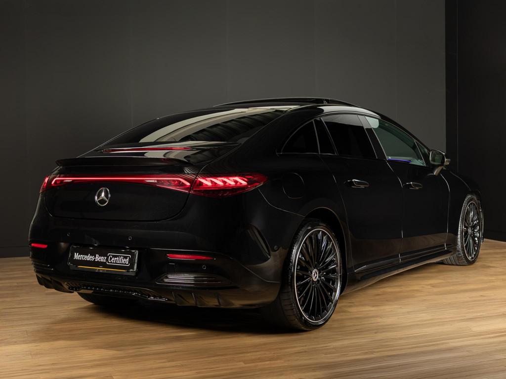 Mercedes-Benz EQE Limousine 500 4Matic AMG Line 91 kWh, Automaat, Gebruikt, Zwart, Leder
