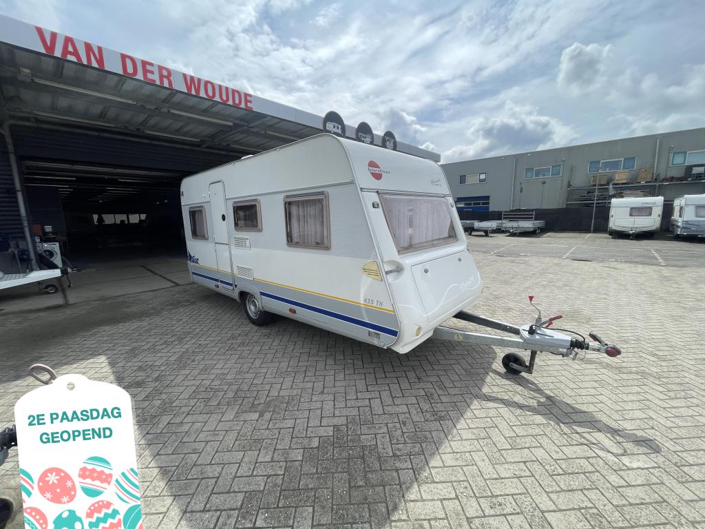 Bürstner Fun 435 TK 5 Pers. Nette tent, Bedrijf, Bürstner, Koelkast, 4 tot 5 meter