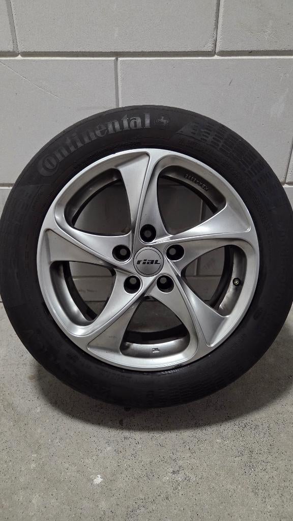 Rial Velgen 16 inch, Mercedes W203, 4 stuks, Auto-onderdelen, Banden en Velgen, Ophalen, Velg(en), 16 inch, 205 mm