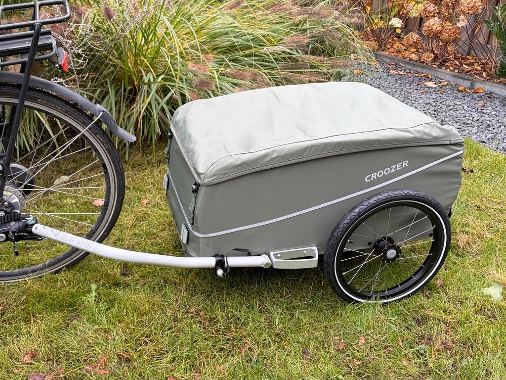 Croozer fietskar (ongebruikt), Ophalen, Opvouwbaar, Bagagekar, Zo goed als nieuw