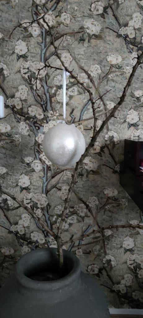 Grote Riviera Maison eyecatcher kerstbal - 15 cm diameter., Ophalen