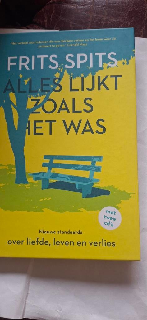 Frits Spits - Alles Lijkt Zoals Het Was (Boek + 2 CD's), Boeken, Ophalen of Verzenden, Zo goed als nieuw, Frits Spits, Nederland