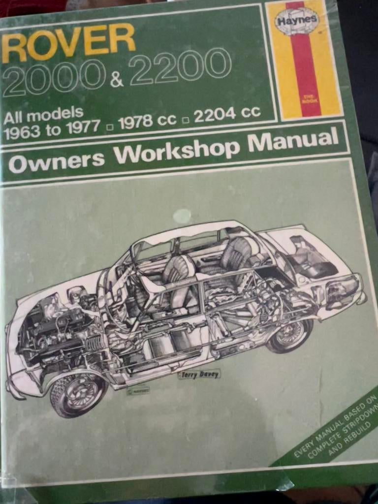 Rover 2000 & 2200, Auto diversen, Handleidingen en Instructieboekjes, Ophalen of Verzenden
