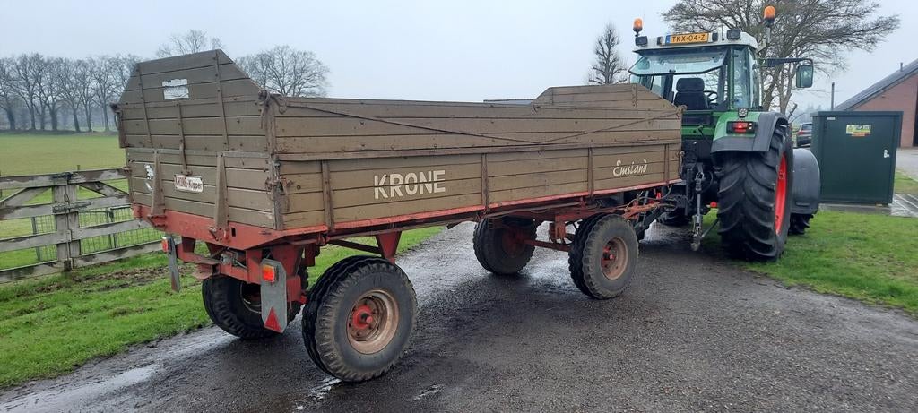 Krone emsland landbouwwagen kieper, Zakelijke goederen, Agrarisch | Werktuigen, Ophalen, Fruitteelt, Transport
