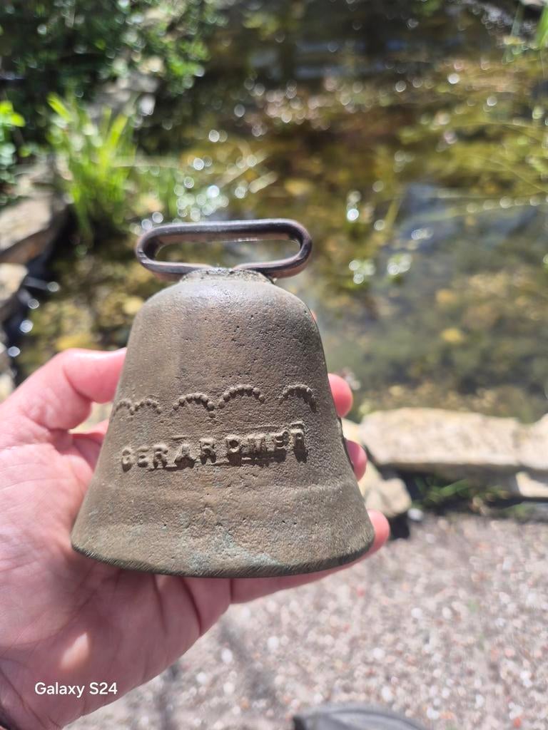 Antieke bronzen bel - Gerardmer, Ophalen of Verzenden