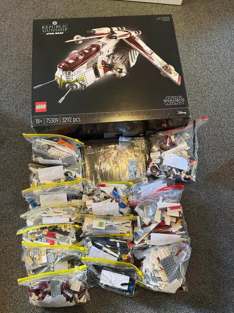 LEGO Star Wars Republic Gunship UCS 75309, Gebruikt, Star Wars, Lego, Ophalen of Verzenden