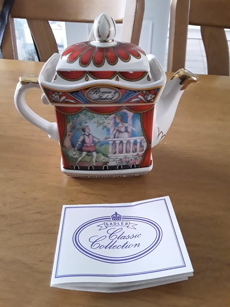 Vintage sadler porseleinen theepot, Ophalen