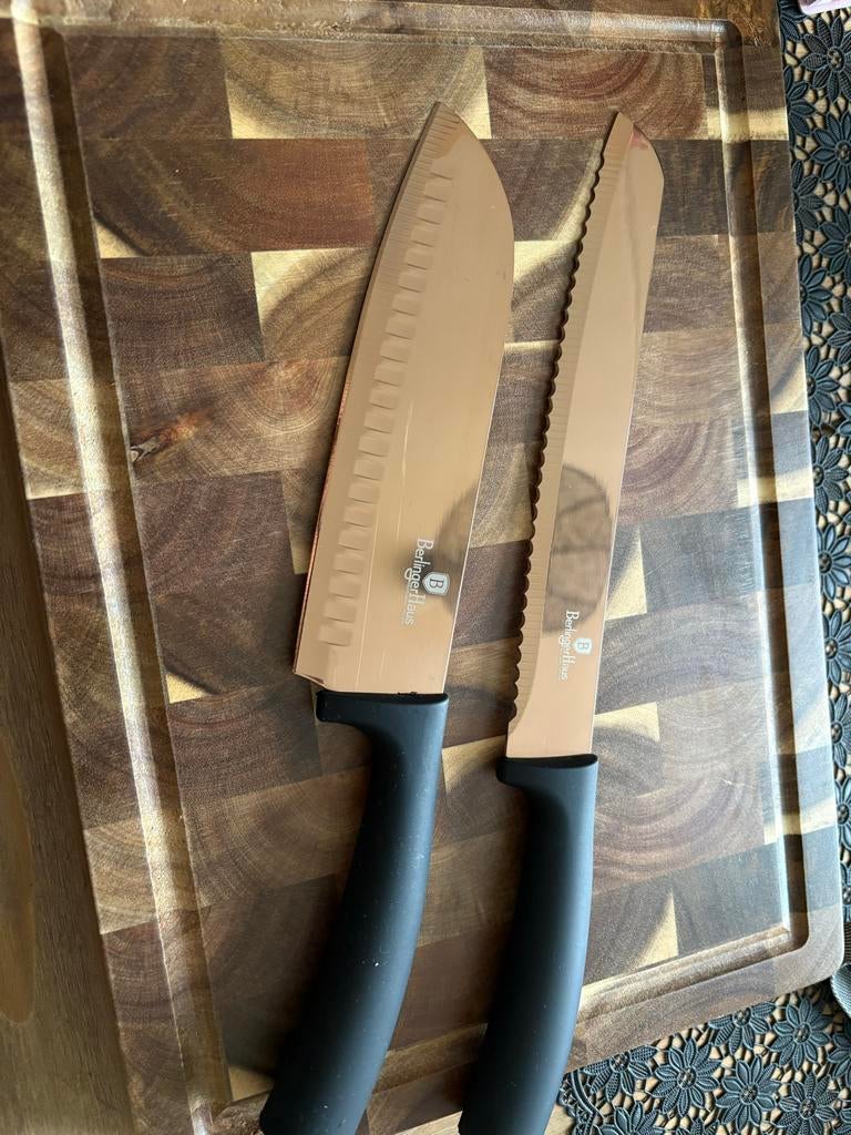 Berlinger Haus Messenset - 10-delig met koperen coating, Huis en Inrichting, Keuken | Bestek, Nieuw, Bestekset, Rvs of Chroom