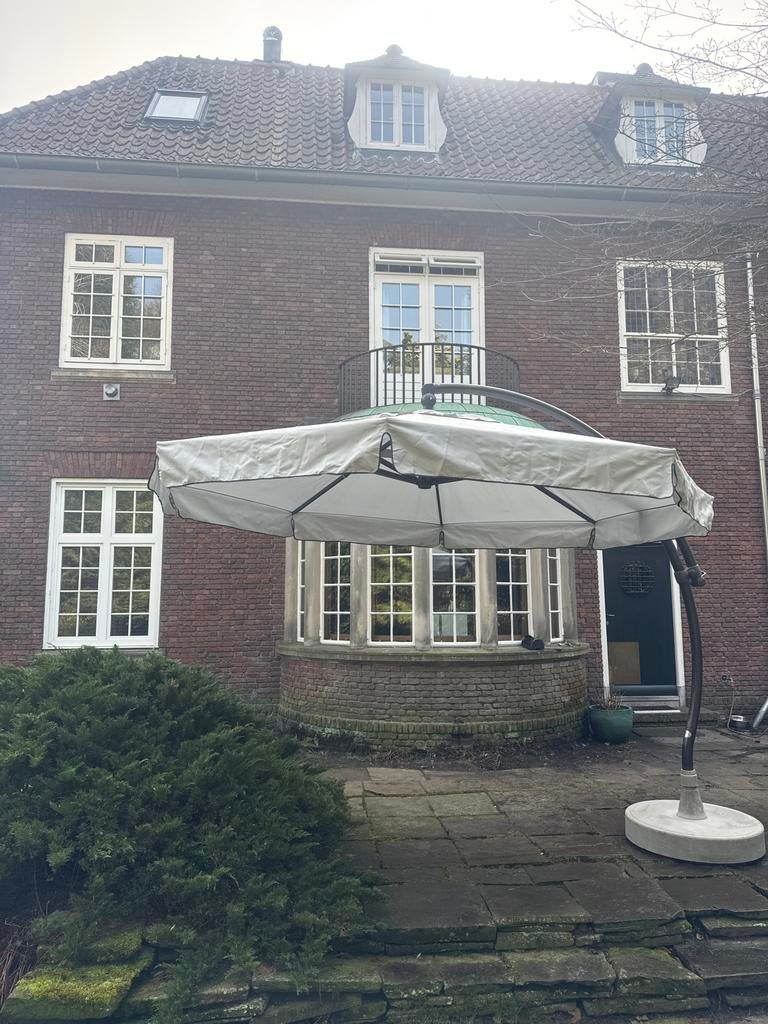 Sun Garden Easy Sun 350 cm parasol, Ophalen, Gebruikt, Zweefparasol, Kantelbaar