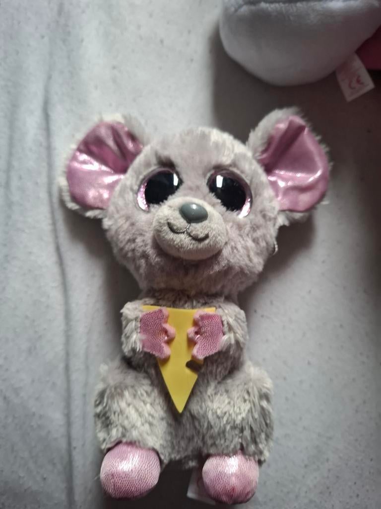 TY Beanie Boo Squeaker Muis - Zo goed als nieuw, Ophalen of Verzenden, Zo goed als nieuw, Overige typen