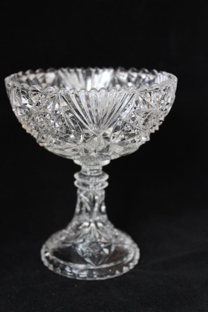 Antieke Brockwitz glazen schaal/tazza c 1920-1930, Ophalen of Verzenden