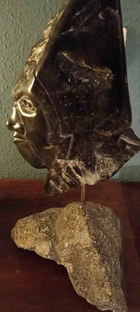 Prachtig handgemaakt Afrikaans speksteen beeld, Ophalen