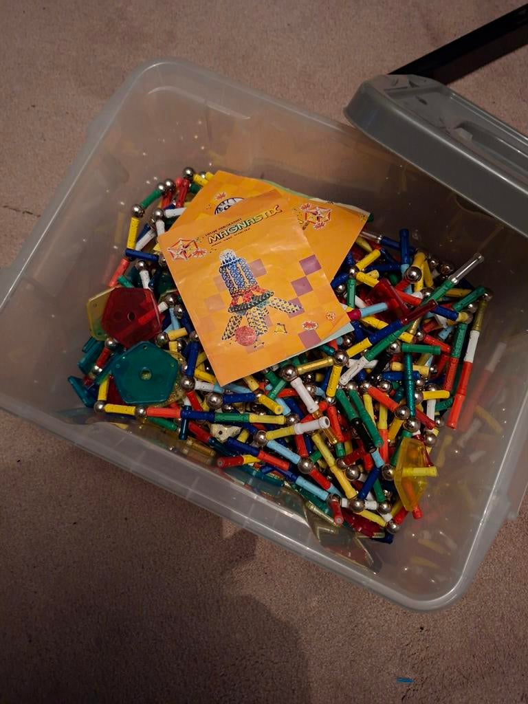 Magnastix, Kinderen en Baby's, Speelgoed | Bouwstenen, Ophalen, Zo goed als nieuw