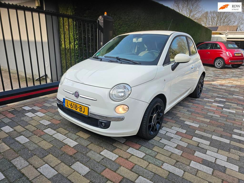 Fiat 500 1.2 Lounge 2011 Airco Lm Elektr. ramen Nw Apk, Voorwielaandrijving, Euro 5, Gebruikt, 1242 cc