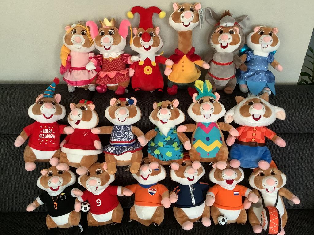 Super veel AH pluche knuffel hamster hamster nette staat!, Ophalen of Verzenden, Zo goed als nieuw, Overige typen