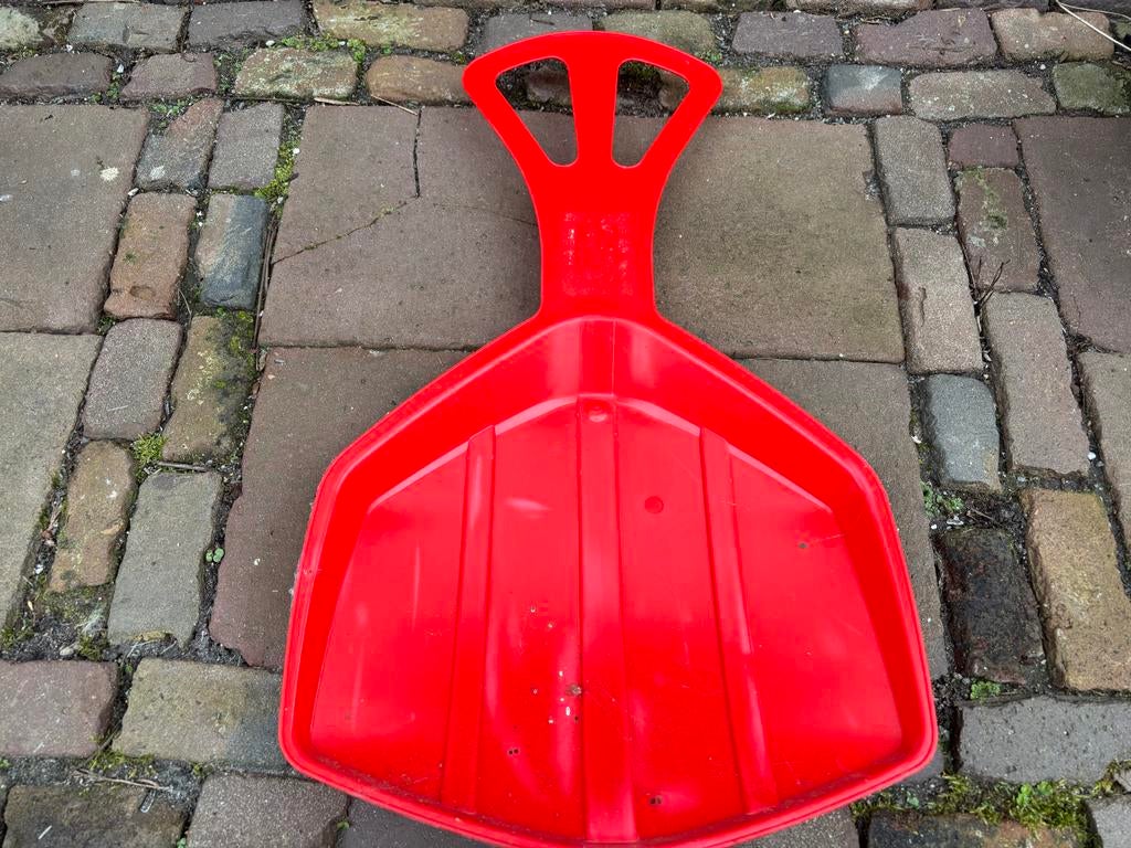 Rode plastic slee glijmat, Ophalen, Nieuw, Kunststof