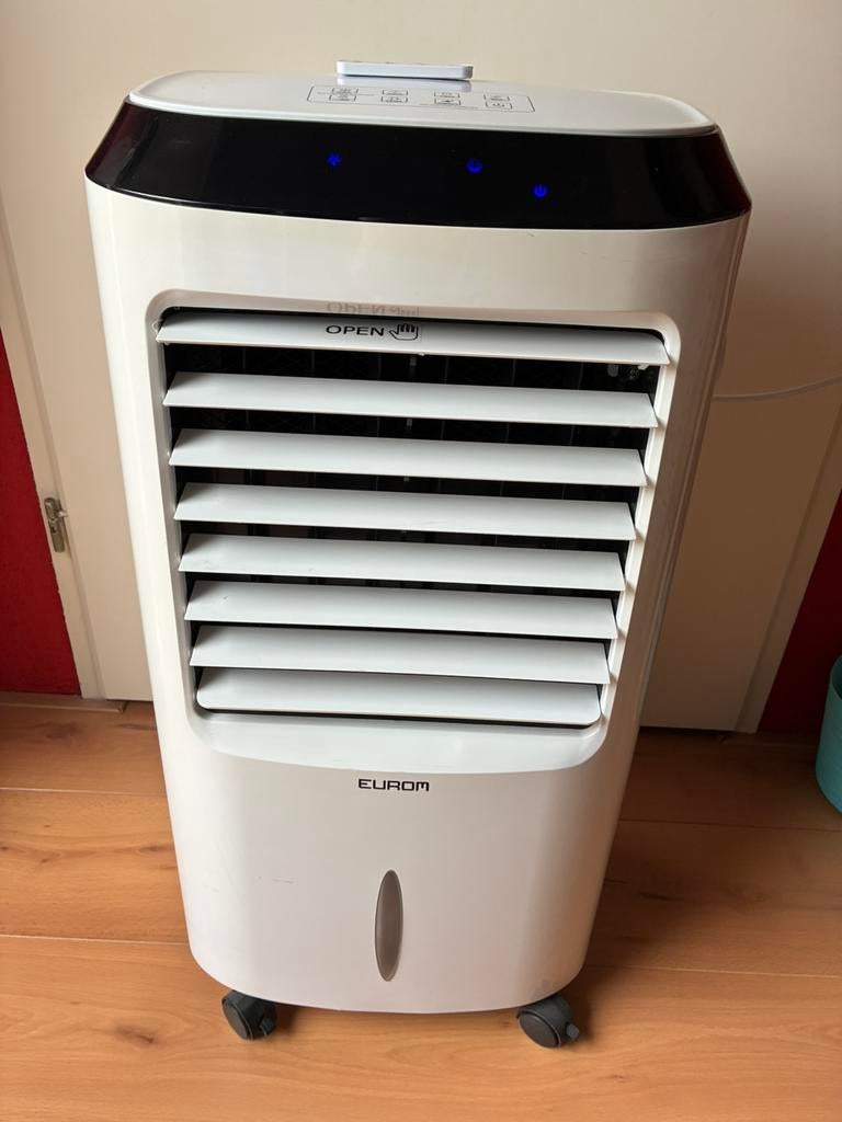 Luchtkoeler/ventilator met afstandsbediening izgst, Witgoed en Apparatuur, Ventilatoren, Ophalen, Zo goed als nieuw