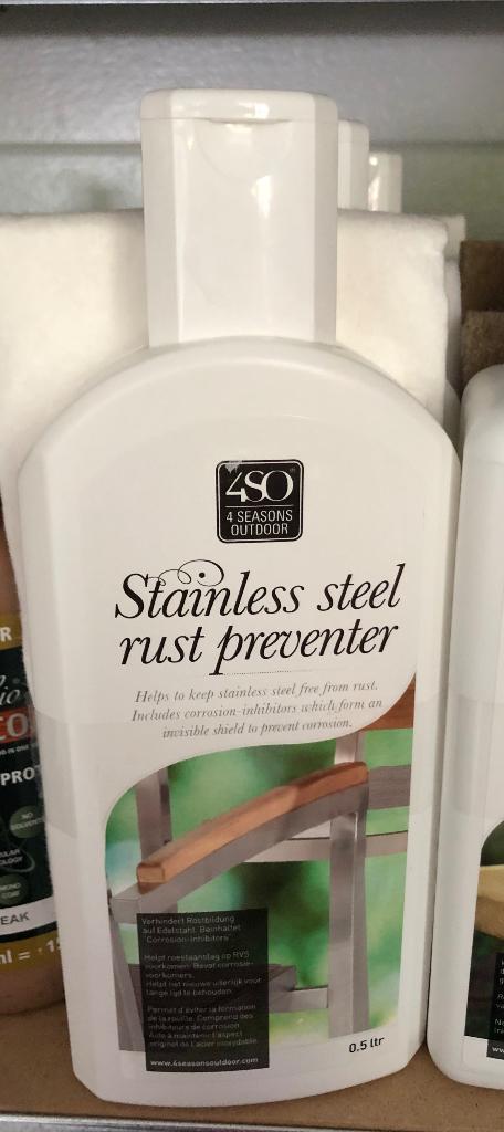 Nieuw 4 Stainless steel Roest Preventer 4 Seasons Outdoor, Ophalen of Verzenden